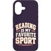 Book Nook Corner Custodia per iPhone 17 Leggere è il mio sport preferito Amante divertente libro
