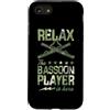 Jazz Band Bassoon Player Merch With Retr Custodia per iPhone SE (2020) / 7/8 Rilassati Il Fagotto è qui