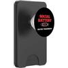 Introvertierten Humor Sozialer Akku Leer Social Battery 1% Introverso Umorismo Social Battery Vuota PopSockets PopWallet per MagSafe