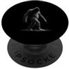 Minimal Abstract Drawing Scribble Line A Arte minimalista disegnata a mano di Bigfoot di Scribble astratta PopSockets PopGrip Adesivo