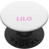 Cute Lilo Dog Name Nome cane Lilo personalizzato My Dog Thinks Im Cool PopSockets PopGrip Adesivo