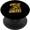 Outer Belt Supply Co Workers of the Belt Unite Retro Sci-Fi Space Rebel Design PopSockets PopGrip Adesivo