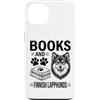 Funny Finnish Lapphund And Book Designs Custodia per iPhone 13 Libri E Lapphunds Finlandesi Divertente Lapphund Finlandese