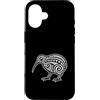tribal kiwi polynesian pattern tattoo st Custodia per iPhone 16 Motivo tribale polinesiano kiwi