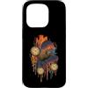 surreal kiwi pocket watch cosmic drip ki Custodia per iPhone 15 Pro Orologio Surreale Kiwi Arte Cosmica