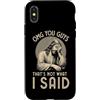 Funny Christian Faith Humor Quote Gifts Custodia per iPhone X/XS OMG voi ragazzi, non è quello che ho detto divertente Gesù cristiano