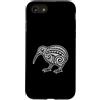 tribal kiwi polynesian pattern tattoo st Custodia per iPhone SE (2020) / 7/8 Motivo tribale polinesiano kiwi