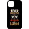 Jazz Band Bassoon Player Merch With Retr Custodia per iPhone 13 Mai sottovalutare un vecchio con un fagotto