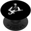 President Abe Lincoln Playing Guitar Roc Abraham Lincoln Suonare Chitarra Elettrica Vintage Rock PopSockets PopGrip Adesivo