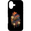 surreal kiwi pocket watch cosmic drip ki Custodia per iPhone 17 Orologio Surreale Kiwi Arte Cosmica