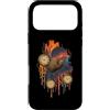 surreal kiwi pocket watch cosmic drip ki Custodia per iPhone 17 Pro Max Orologio Surreale Kiwi Arte Cosmica