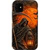 Spooky Halloween Designs For Wizards And Custodia per iPhone 11 Horror Grim Reaper Cimitero - Cimitero Gotico Cimitero Halloween