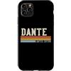 Retro Vintage Personalized Family Names Custodia per iPhone 11 Pro Max DANTE Retro Vintage Uomo Bambino Ragazzo Nome