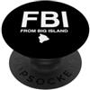 Native Hawaiian Shirts Maglietta hawaiana FBI From Big Island PopSockets PopGrip Adesivo