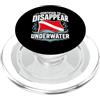 Design Regali Subacquea Subacqueo Immersioni Bandiera CERTIFIED TO DISAPPEAR PopSockets PopGrip per MagSafe