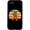 Jazz Band Bassoon Player Merch With Retr Custodia per iPhone SE (2020) / 7/8 Retro Bigfoot Graphic Sasquatch Fagotto Player