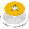 Low Battery Goose Co. Funny Goose - Cuffie con batteria scarica, per amanti della musica PopSockets PopGrip per MagSafe