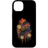 surreal kiwi pocket watch cosmic drip ki Custodia per iPhone 14 Plus Orologio Surreale Kiwi Arte Cosmica