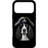 Funny Pirate ESS Owner Dog Mom Dad Gifts Custodia per iPhone 17 Pro Max Grafica vintage inglese Springer Spaniel amante del cane pirata