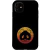 Cute Giant Panda Stuffed Animal Bear Plu Custodia per iPhone 11 Orso panda retrò Ailuropoda Melanoleuca Friend Panda gigante