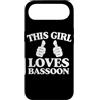 Jazz Band Bassoon Player Merch With Retr Custodia per iPhone Air Questa ragazza ama fagotto due pollici