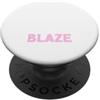 Cute Blaze Dog Name Nome del cane Blaze personalizzato My Dog Thinks Im Cool PopSockets PopGrip Adesivo