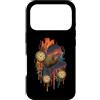 surreal kiwi pocket watch cosmic drip ki Custodia per iPhone 17 Pro Orologio Surreale Kiwi Arte Cosmica