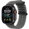 Apple Watch Ultra 4 GPS + Cellular 49 mm | Cassa in titanio nero con cinturino Ocean nero traslucido