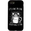 It's Fine I'm Fine Everything Is Fine Co Custodia per iPhone SE (2020) / 7/8 It's Fine I'm Fine Everything Is Fine Coffee Frog Sarcastico