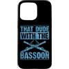 Jazz Band Bassoon Player Merch With Retr Custodia per iPhone 15 Pro Max Quel tizio con il fagotto