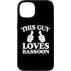 Jazz Band Bassoon Player Merch With Retr Custodia per iPhone 13 Questo ragazzo ama fagotto due pollici