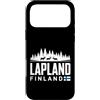 Lapland Finland Travel Souvenirs Custodia per iPhone 17 Pro Max Lapponia Finlandia Skyline Badge viaggio souvenir