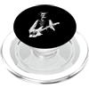 President Abe Lincoln Playing Guitar Roc Abraham Lincoln Suona la Chitarra Vintage Rock & Roll Chitarrista PopSockets PopGrip per MagSafe