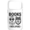 Funny Finnish Lapphund And Book Designs Custodia per iPhone 17 Pro Libri E Lapphunds Finlandesi Divertente Lapphund Finlandese