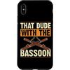 Jazz Band Bassoon Player Merch With Retr Custodia per iPhone XS Max Quel tizio con il fagotto