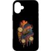 surreal kiwi pocket watch cosmic drip ki Custodia per iPhone 16 Plus Orologio Surreale Kiwi Arte Cosmica