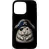 Funny Pirate Hamster Animal Lovers Graph Custodia per iPhone 15 Pro Max Grafica estetica divertente per amanti degli animali pirata criceti