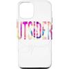 TeeaxArt Tie Dye teachers Gifts Custodia per iPhone 12/12 Pro Outsiders Squad Tie Dye Back To School apprezzamento delle donne