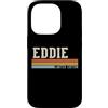 Retro Vintage Personalized Family Names Custodia per iPhone 14 Pro Eddie Retro Vintage Uomini Bambini Ragazzi Nome
