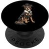 Thanksgiving Feast Funny Steampunk Pilgr Collie Dog Vintage Retro Cool Turchia Day Dinner Fall Harvest PopSockets PopGrip Adesivo