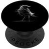 Minimal Abstract Drawing Scribble Line A Disegno astratto Scribble Bird Lover disegnato a mano minimalista Line Art PopSockets PopGrip Adesivo