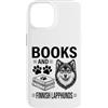 Funny Finnish Lapphund And Book Designs Custodia per iPhone 14 Libri E Lapphunds Finlandesi Divertente Lapphund Finlandese