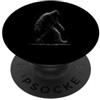 Minimal Abstract Drawing Scribble Line A Arte minimalista disegnata a mano di Bigfoot di Scribble astratta PopSockets PopGrip Adesivo