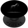 Minimal Abstract Drawing Scribble Line A Astratto Scribble Horse Lover disegnato a mano minimalista Line Art PopSockets PopGrip Adesivo
