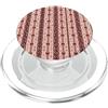 Elegant Y2K Aesthetic Red Teal Lace Carino Girly Pizzo Rosso Modello Vintage PopSockets PopGrip per MagSafe