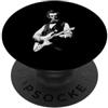 President Abe Lincoln Playing Guitar Roc Abraham Lincoln Suonare Chitarra Elettrica Vintage Rock PopSockets PopGrip Adesivo