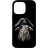 Funny Pirate Goat Animal Lovers Graphic Custodia per iPhone 14 Pro Max Grafica estetica capra divertente amante degli animali pirata capra