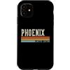 Retro Vintage Personalized Family Names Custodia per iPhone 11 Phoenix Retro Vintage Uomo Bambini Ragazzi Nome