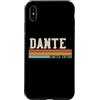 Retro Vintage Personalized Family Names Custodia per iPhone XS Max DANTE Retro Vintage Uomo Bambino Ragazzo Nome