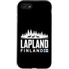 Lapland Finland Travel Souvenirs Custodia per iPhone SE (2020) / 7/8 Lapponia Finlandia Skyline Badge viaggio souvenir
